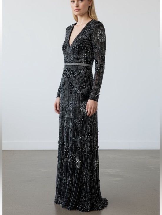 Mac Duggal Dresses & Skirts - NWT Mac Duggal Sample One Of !! Embellished Long Sleeve Gown 2